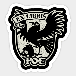 Ex Libris Poe Sticker